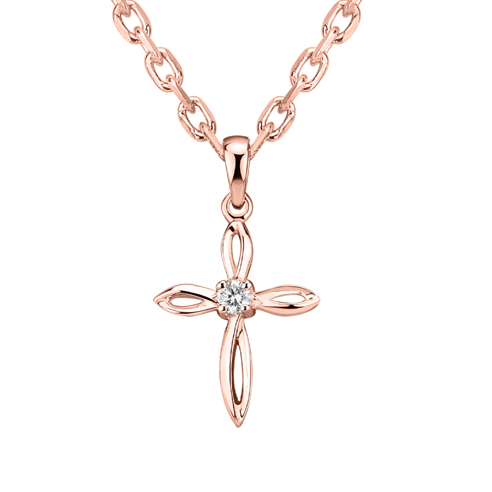 Diamond pendant Symbol of Faith