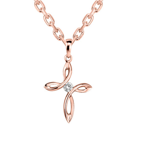 Diamond pendant Symbol of Sacrifice