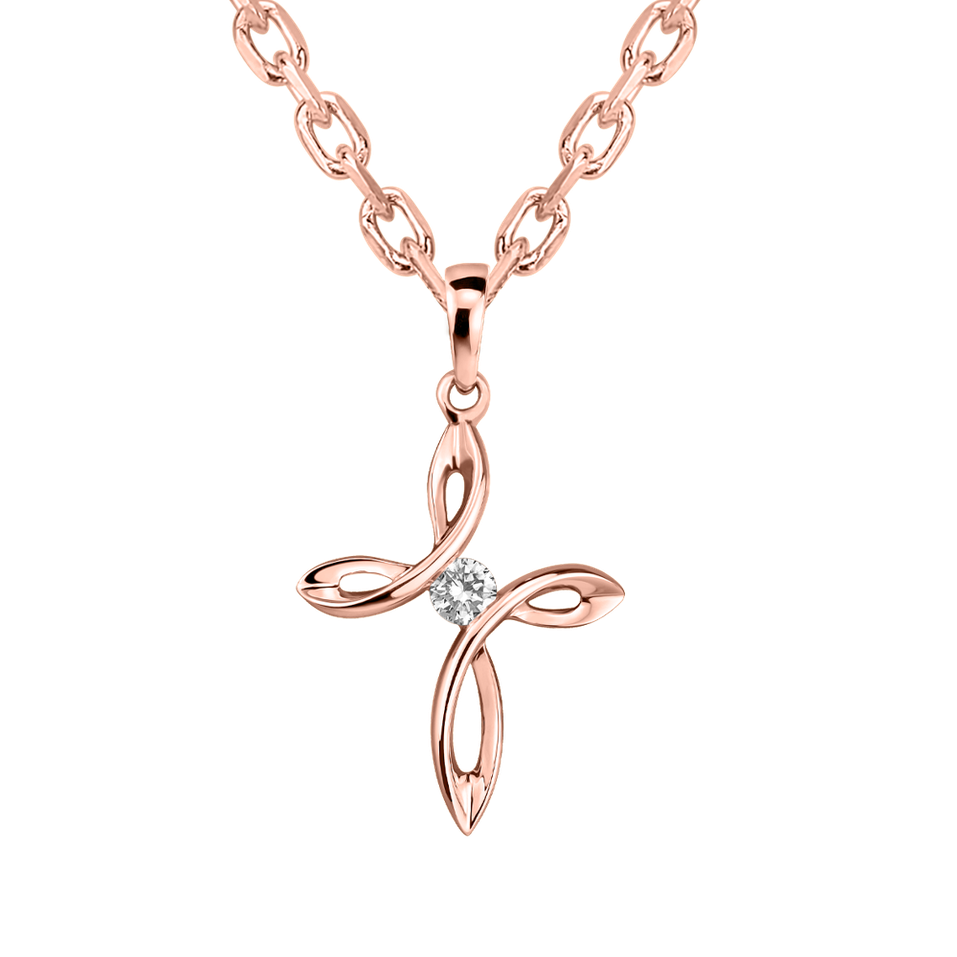 Diamond pendant Symbol of Sacrifice