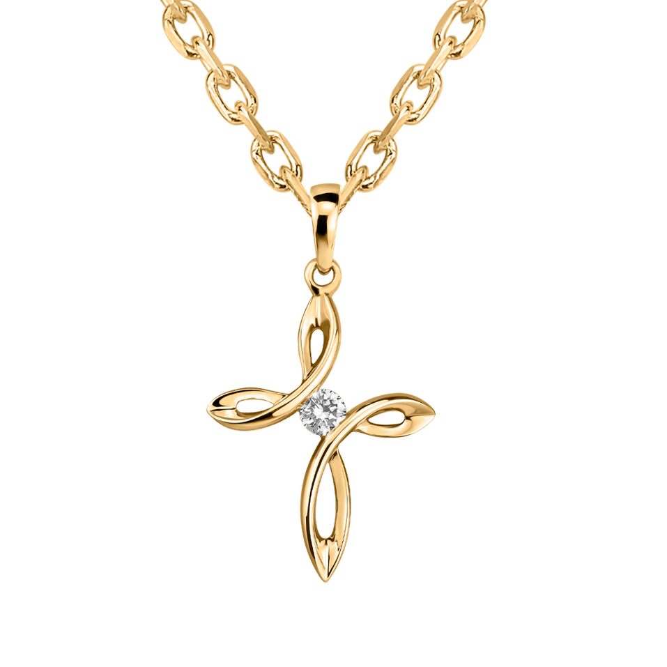 Diamond pendant Symbol of Sacrifice