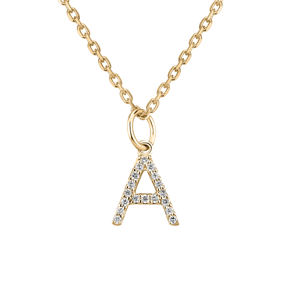 Diamond pendant Line Glitter  A