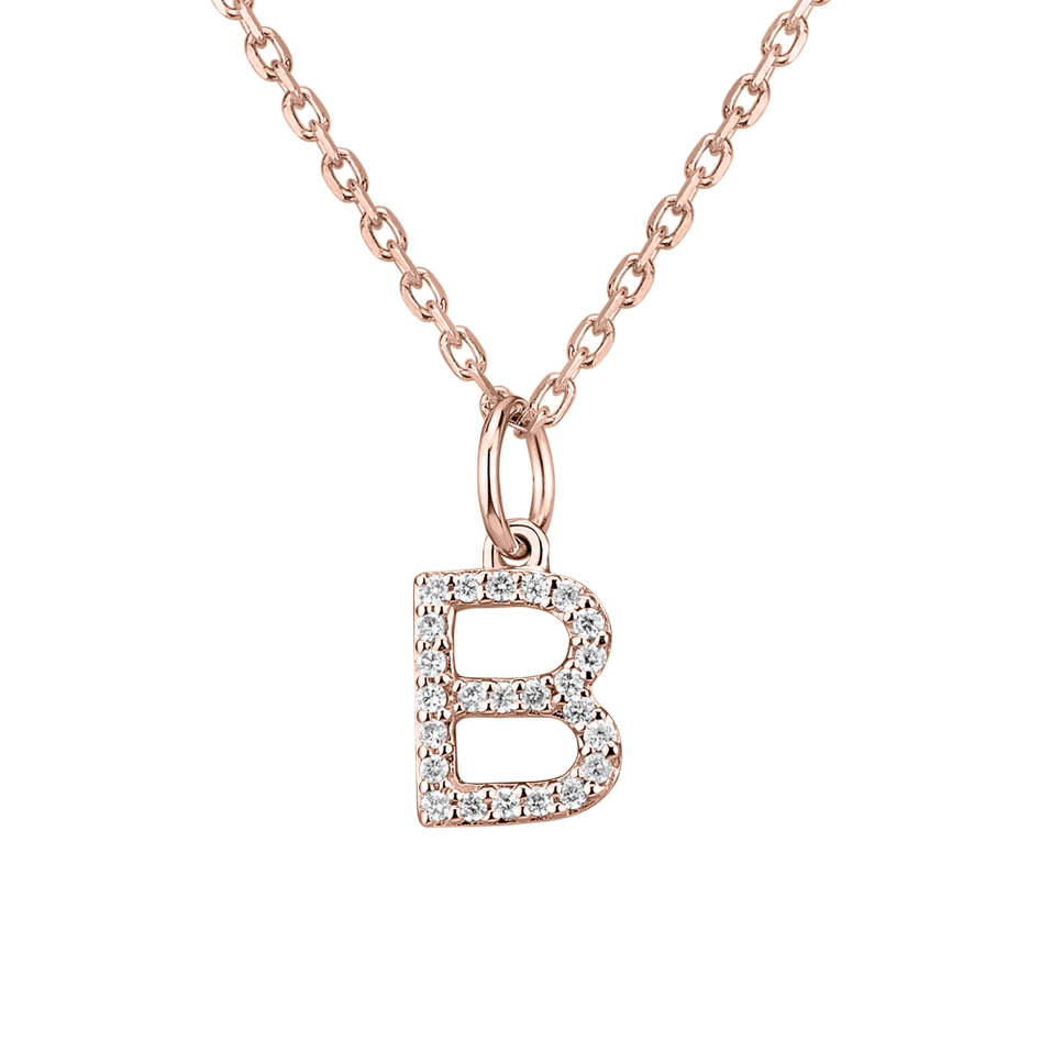 Diamond pendant Line Glitter  B