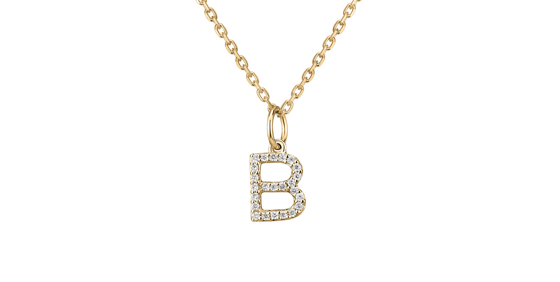 Diamond pendant Line Glitter  B