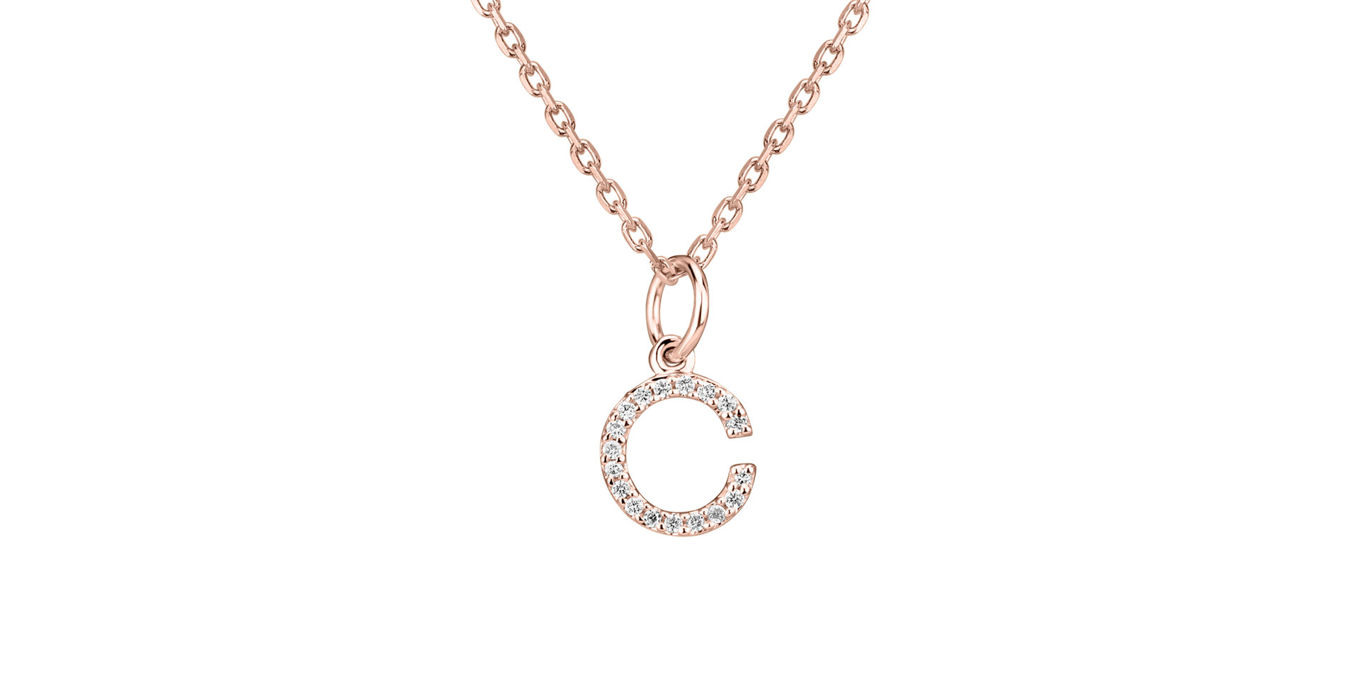 Diamond pendant Line Glitter  C