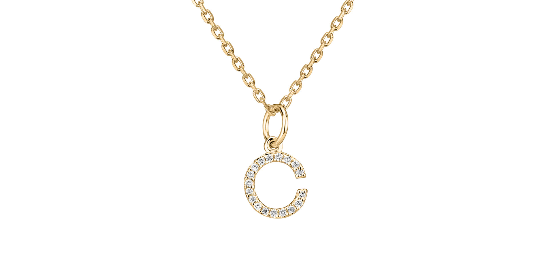Diamond pendant Line Glitter  C