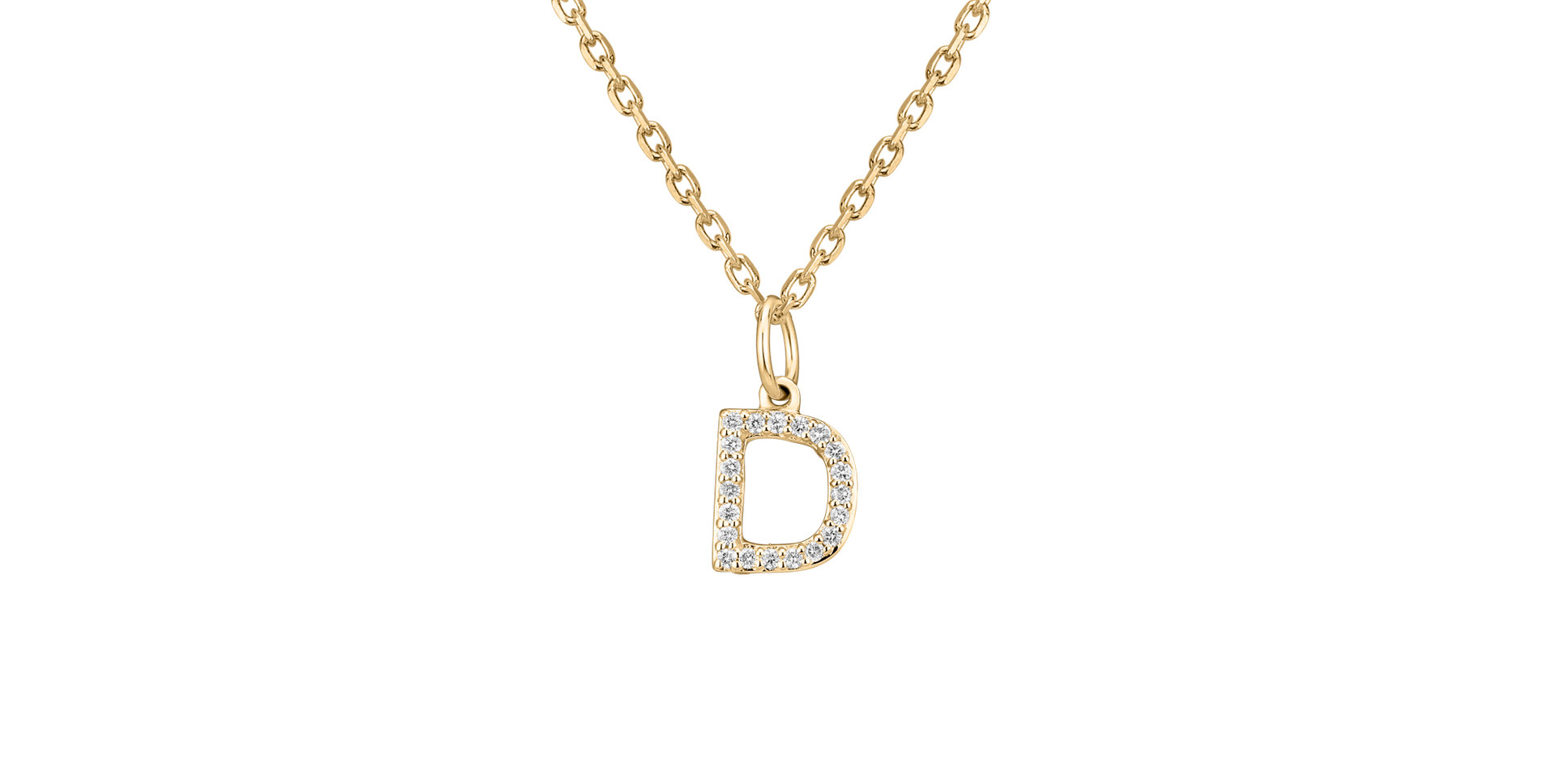 Diamond pendant Line Glitter  D