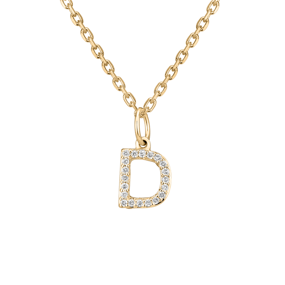 Diamond pendant Line Glitter  D