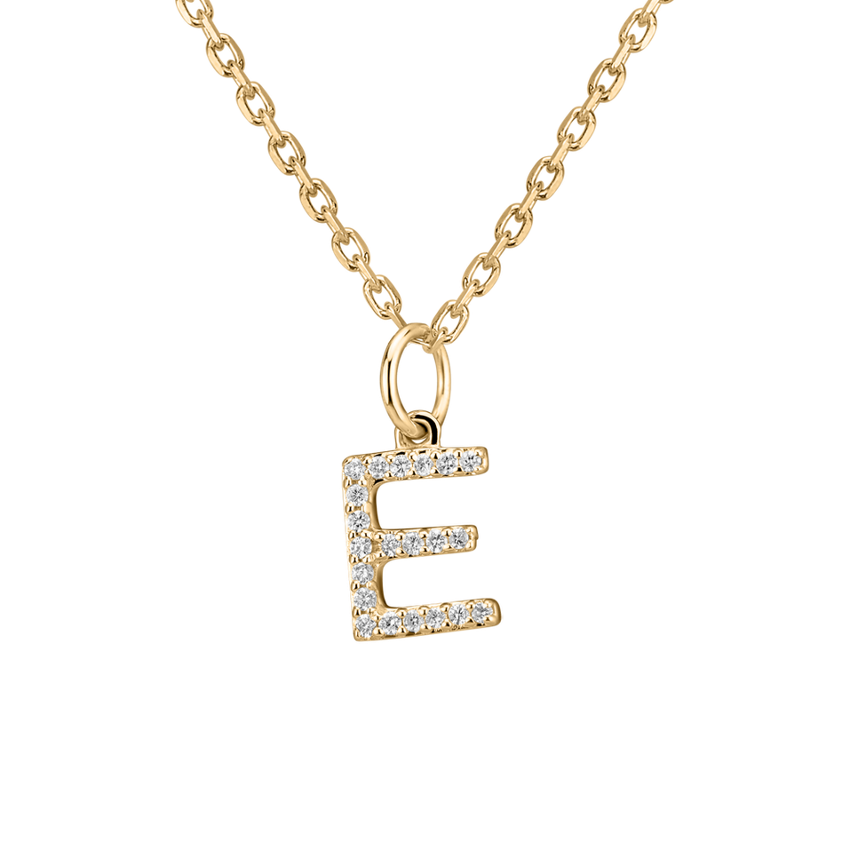 Diamond pendant Line Glitter  E