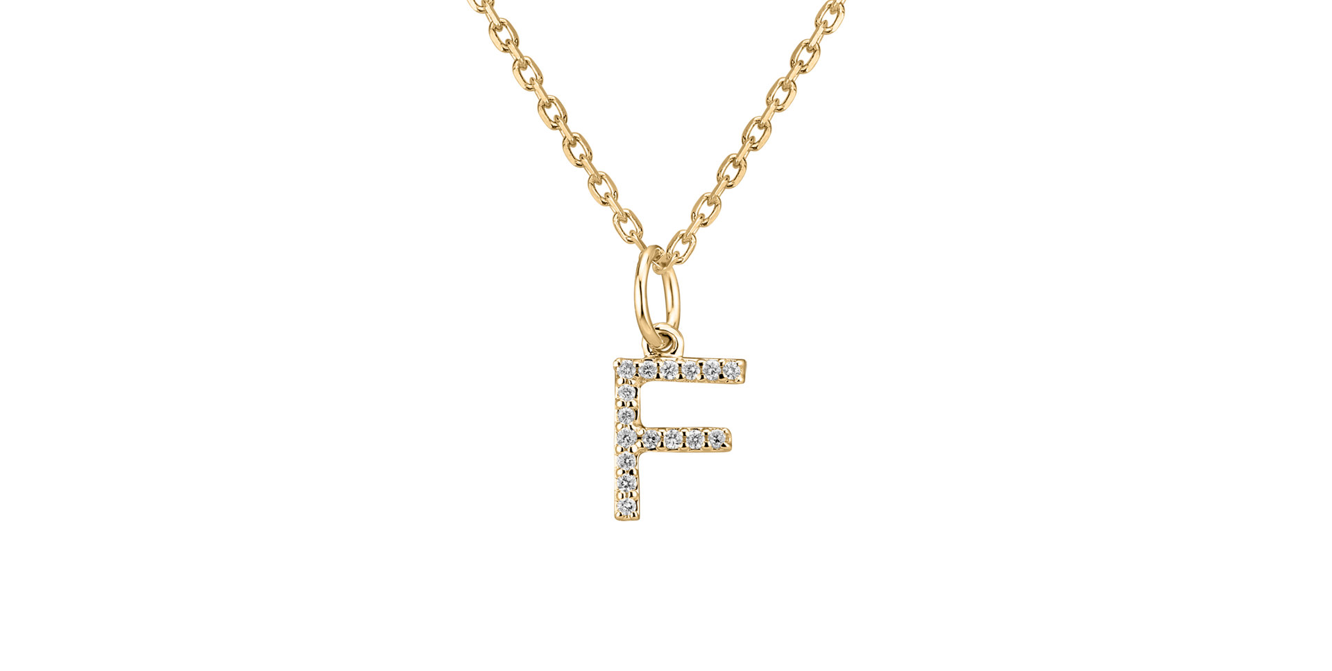 Diamond pendant Line Glitter  F