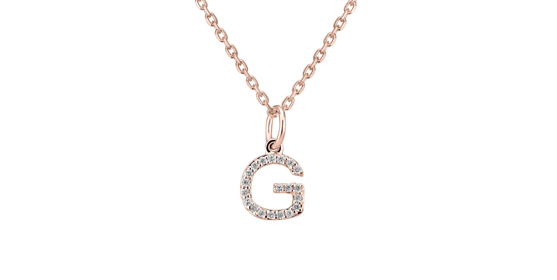 Diamond pendant Line Glitter  G
