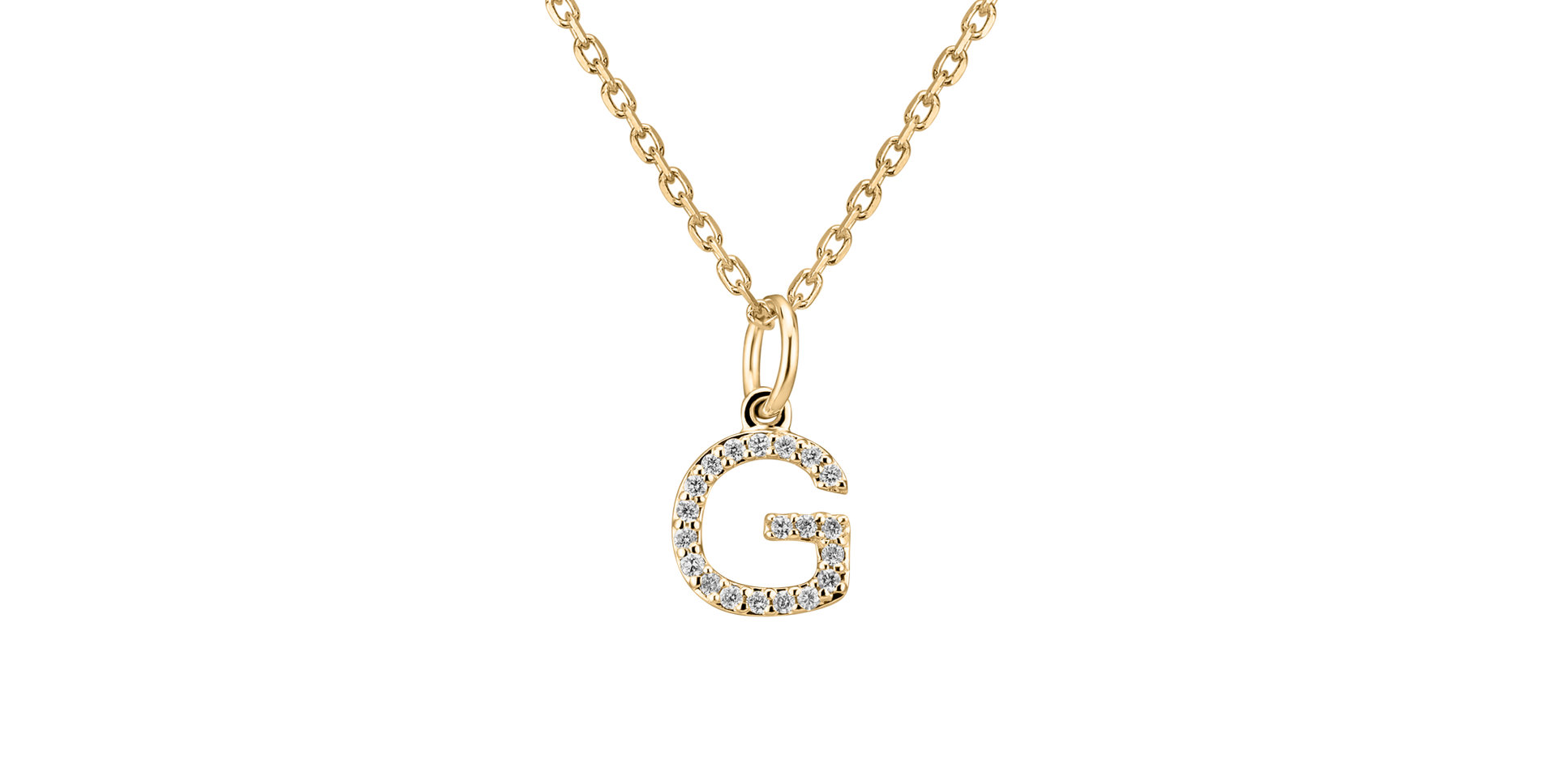 Diamond pendant Line Glitter  G