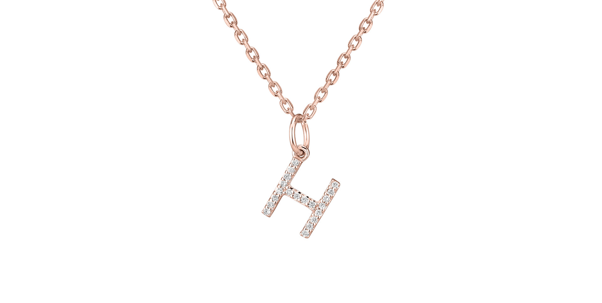 Diamond pendant Line Glitter  H