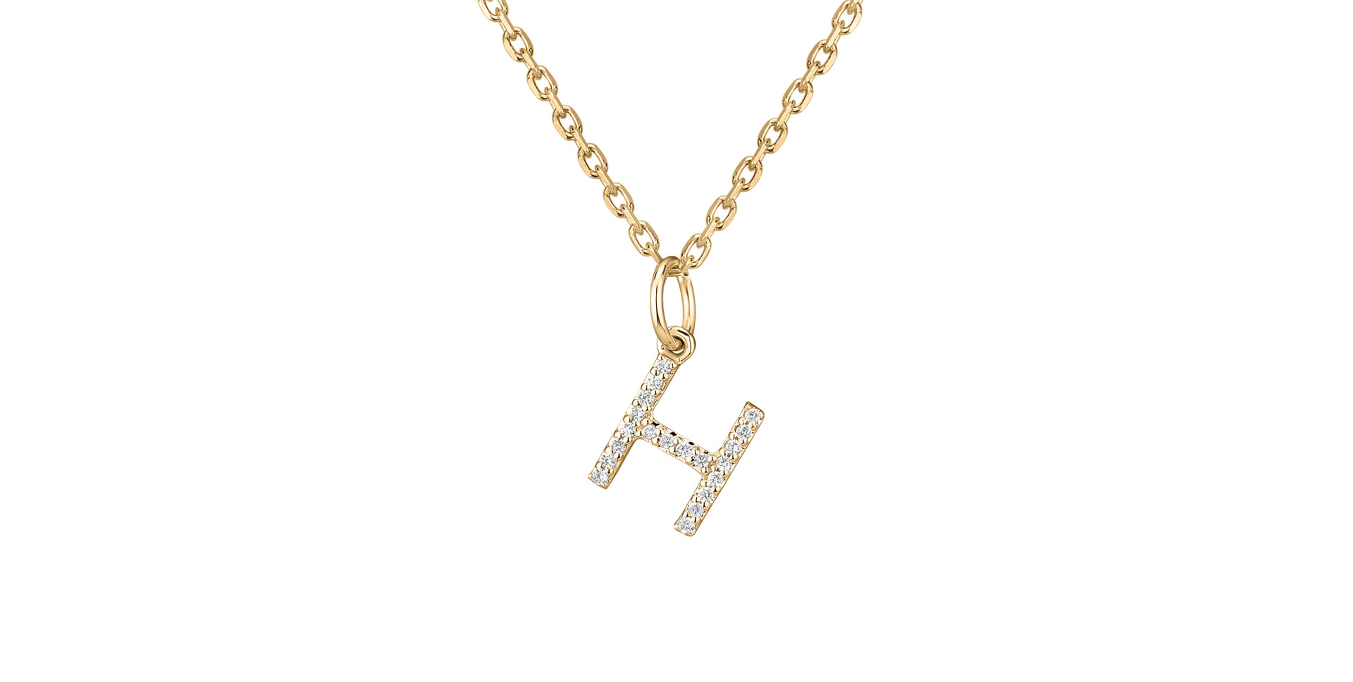 Diamond pendant Line Glitter  H