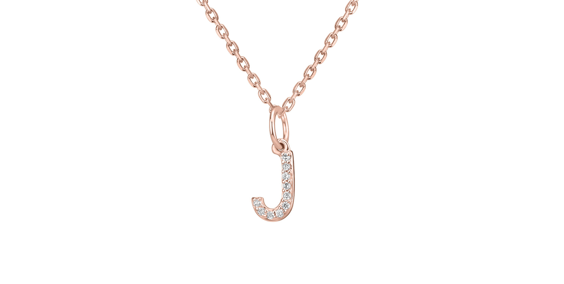Diamond pendant Line Glitter  J