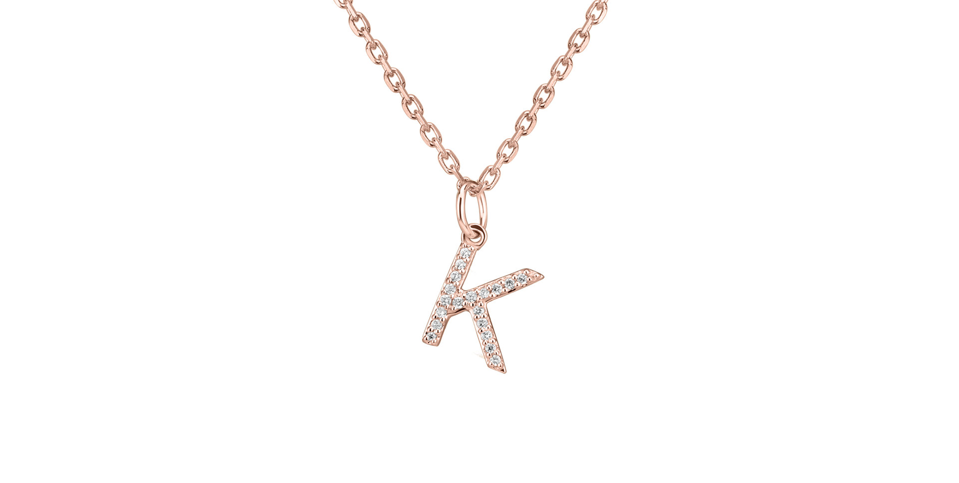 Diamond pendant Line Glitter  K