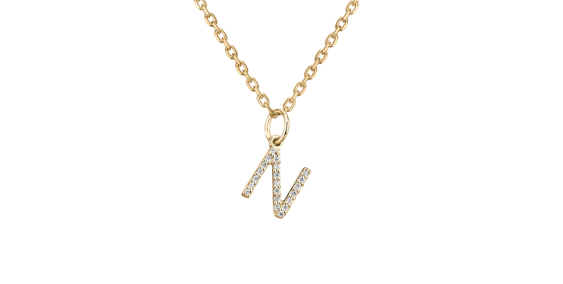 Diamond pendant Line Glitter  N