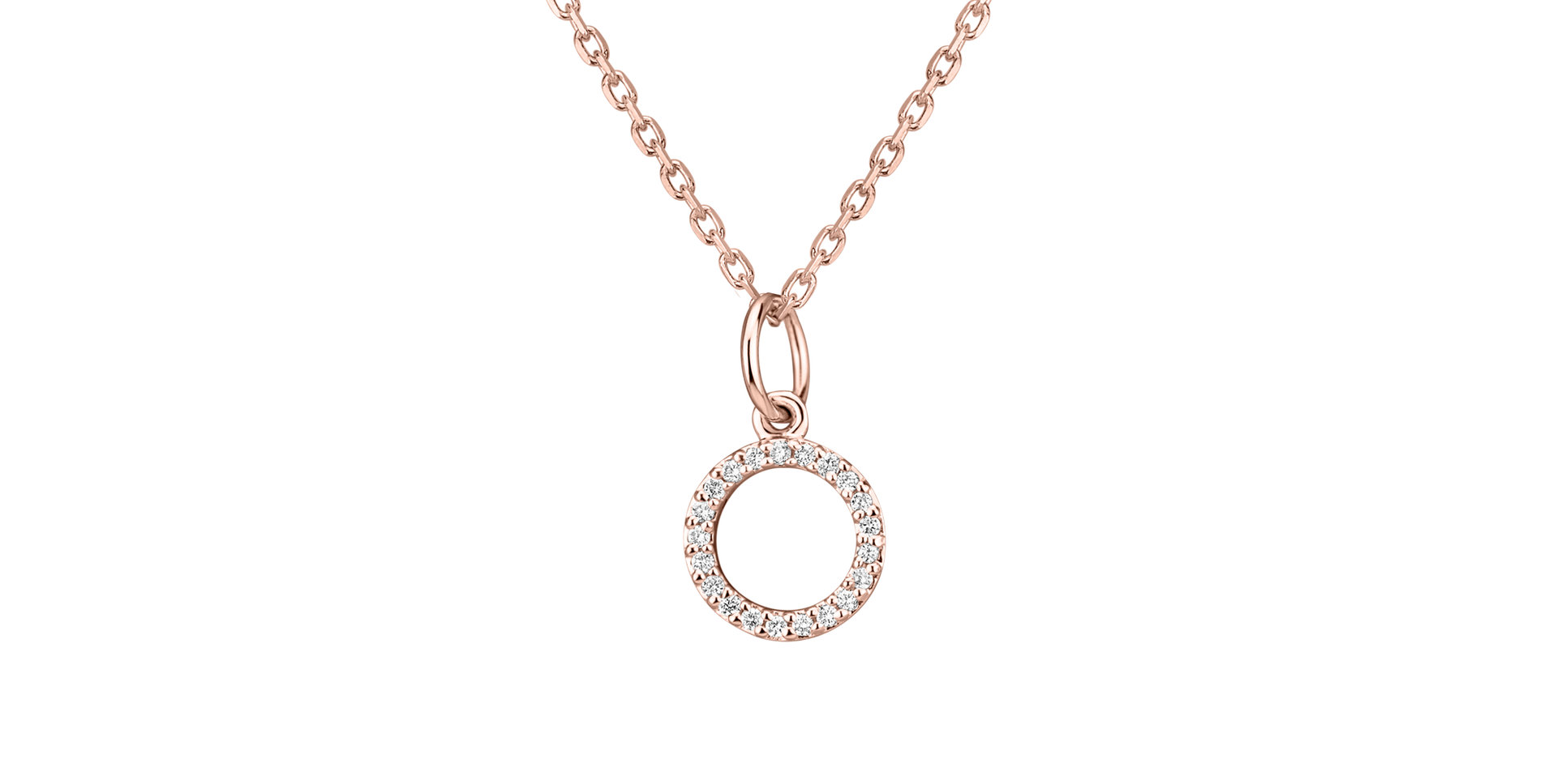 Diamond pendant Line Glitter  O