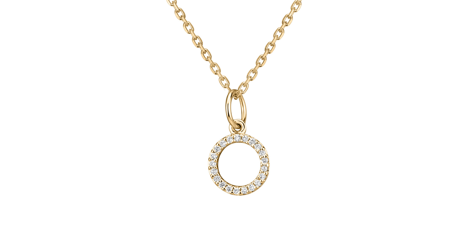 Diamond pendant Line Glitter  O