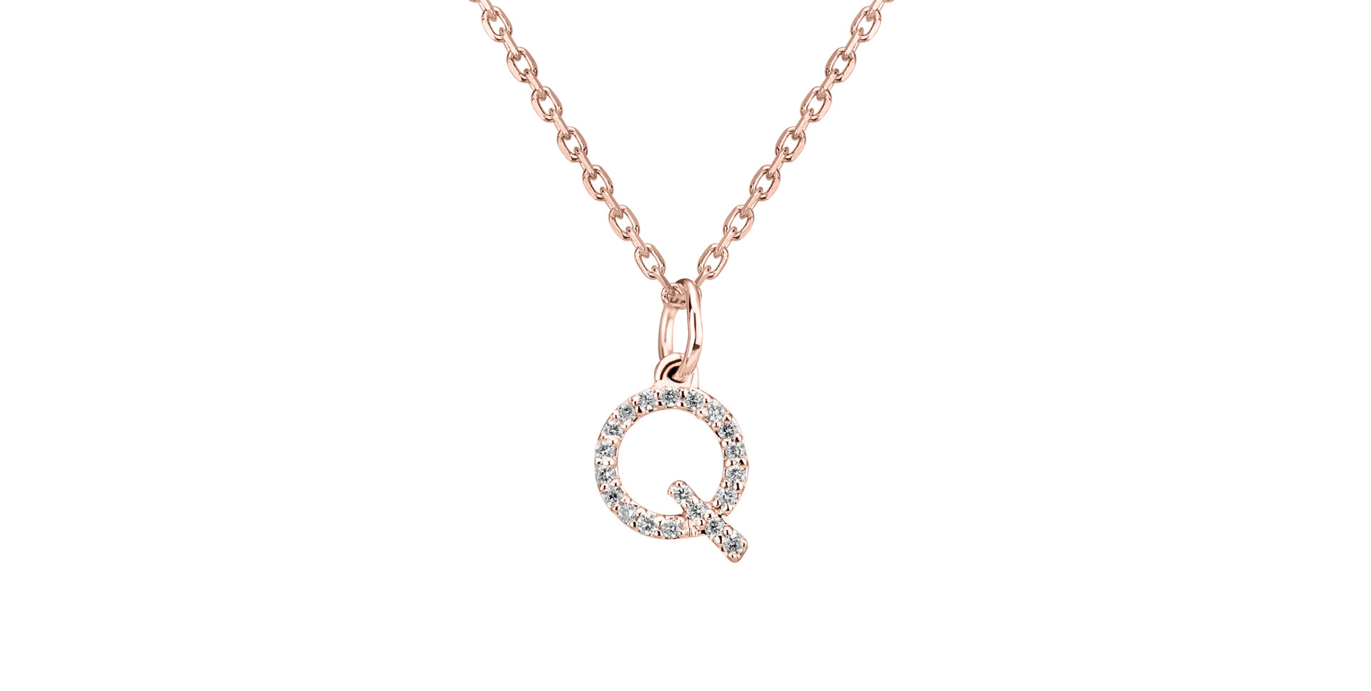 Diamond pendant Line Glitter  Q