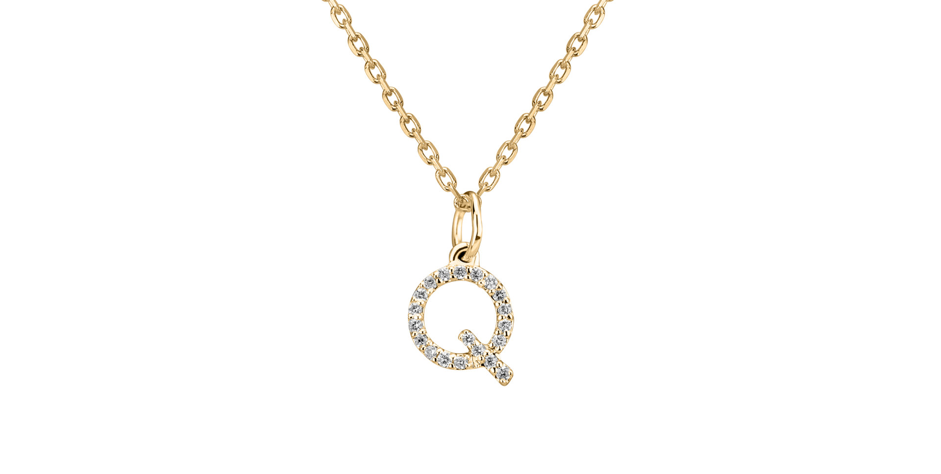 Diamond pendant Line Glitter  Q