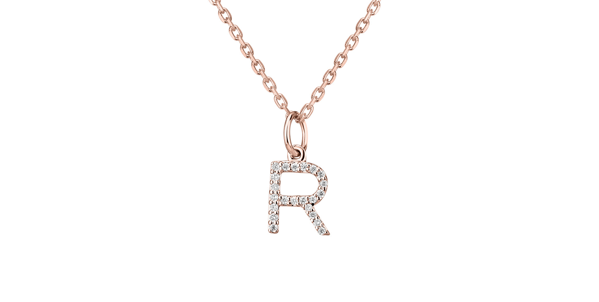 Diamond pendant Line Glitter  R