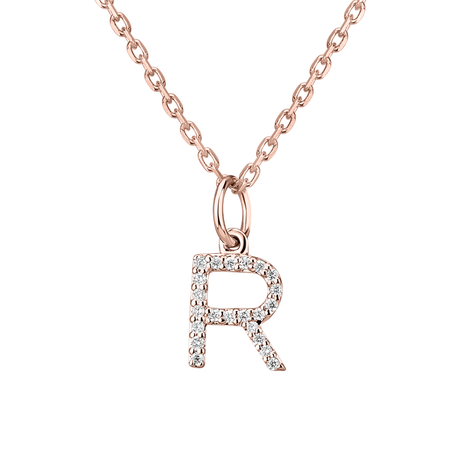 Diamond pendant Line Glitter  R