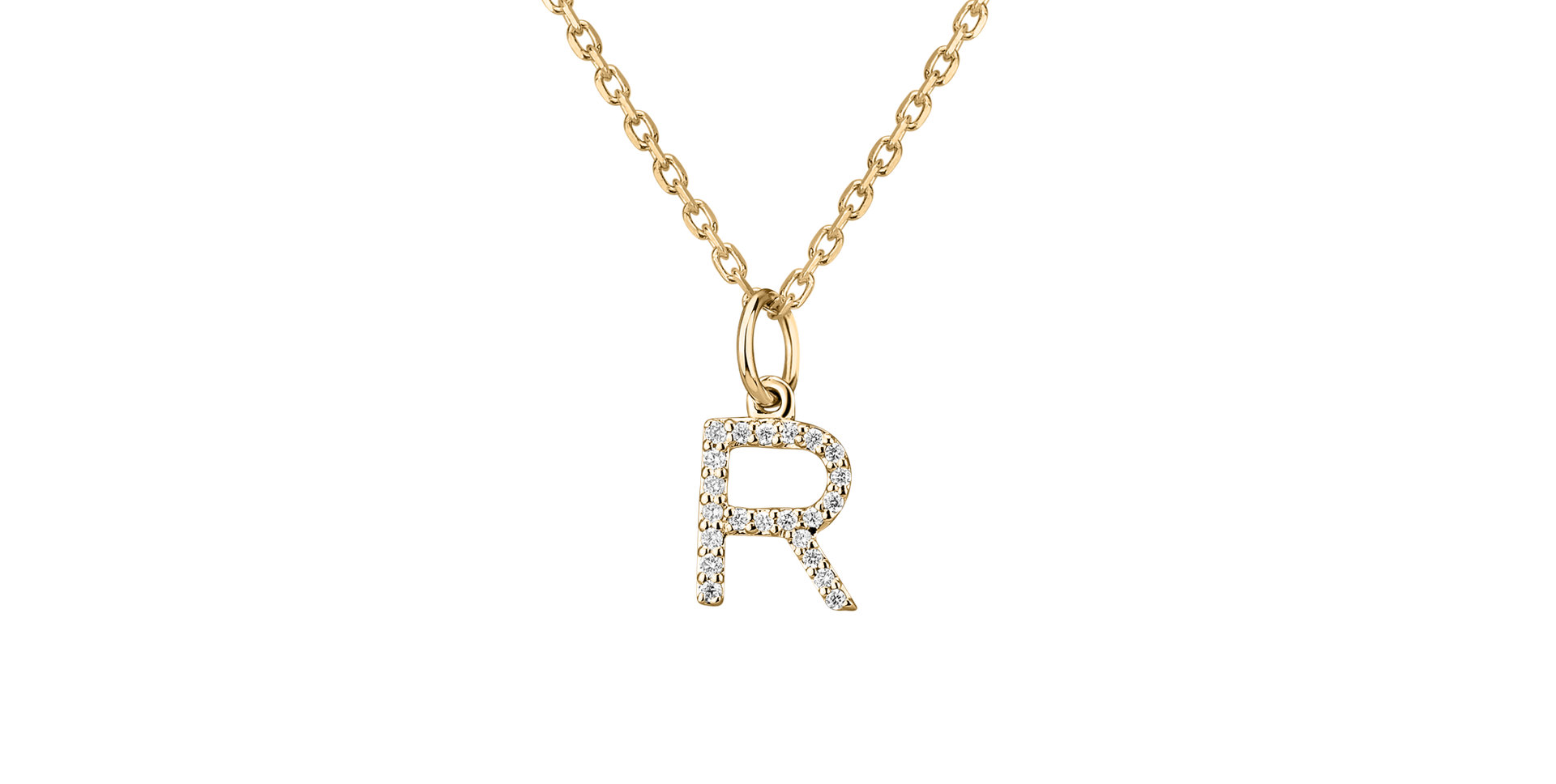 Diamond pendant Line Glitter  R