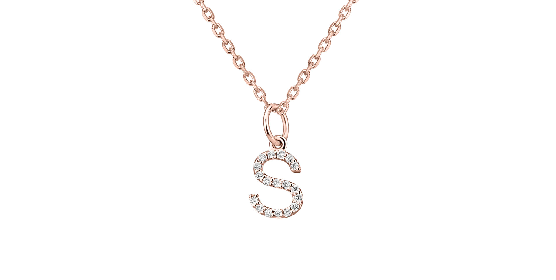 Diamond pendant Line Glitter  S