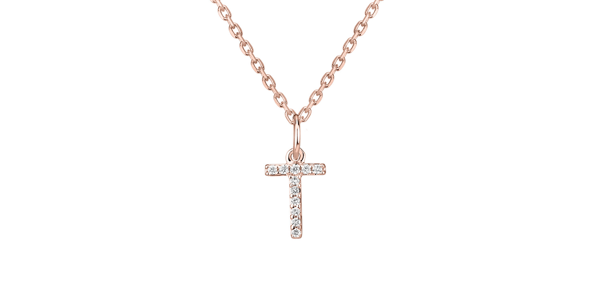 Diamond pendant Line Glitter  T