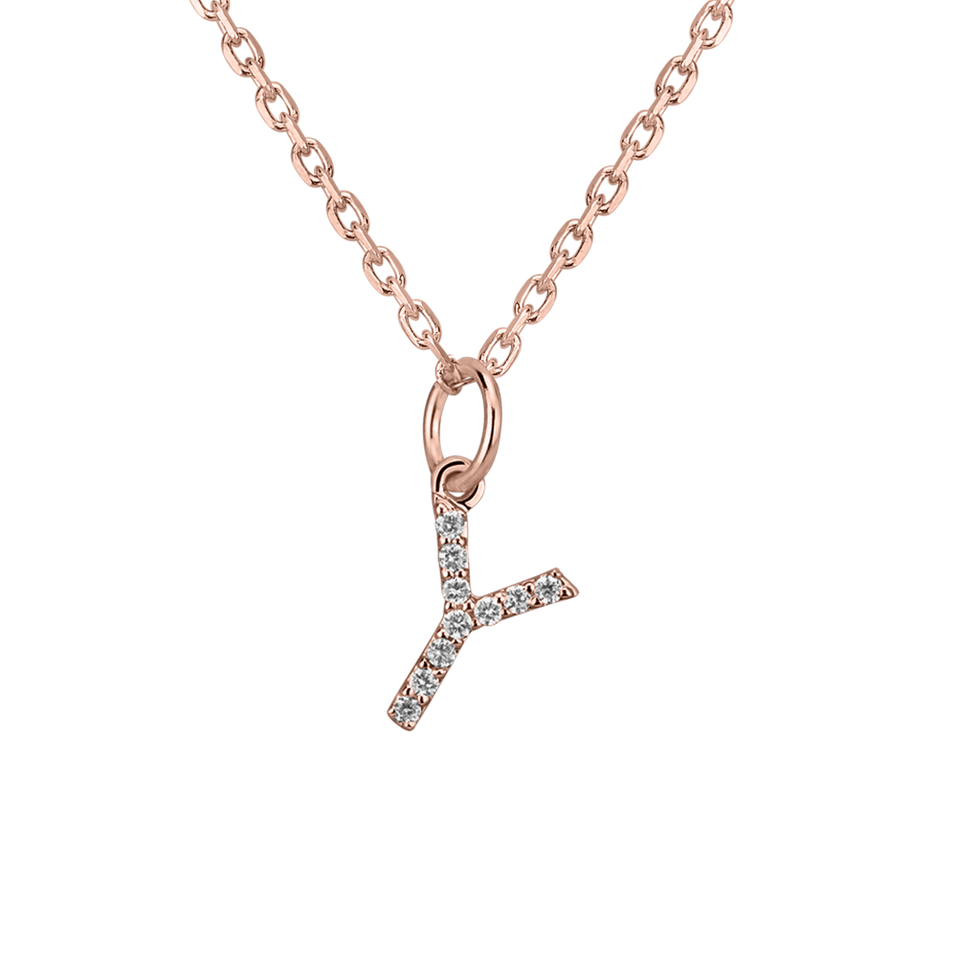 Diamond pendant Line Glitter  Y