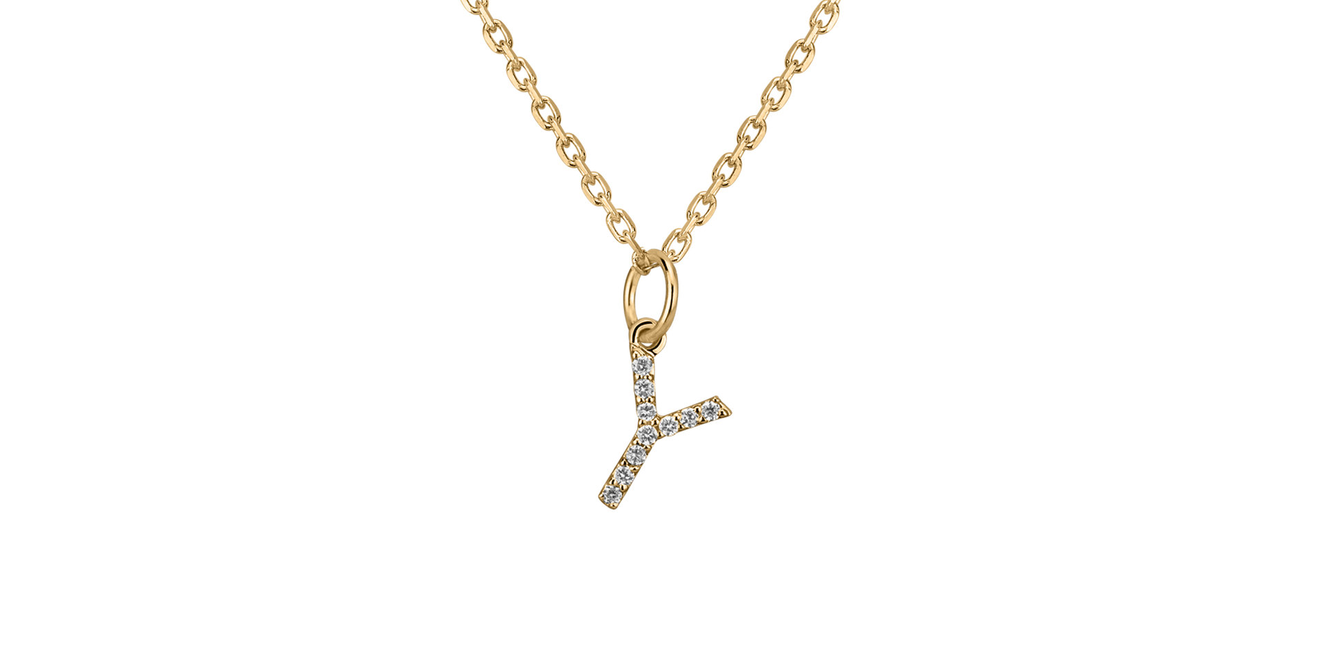Diamond pendant Line Glitter  Y