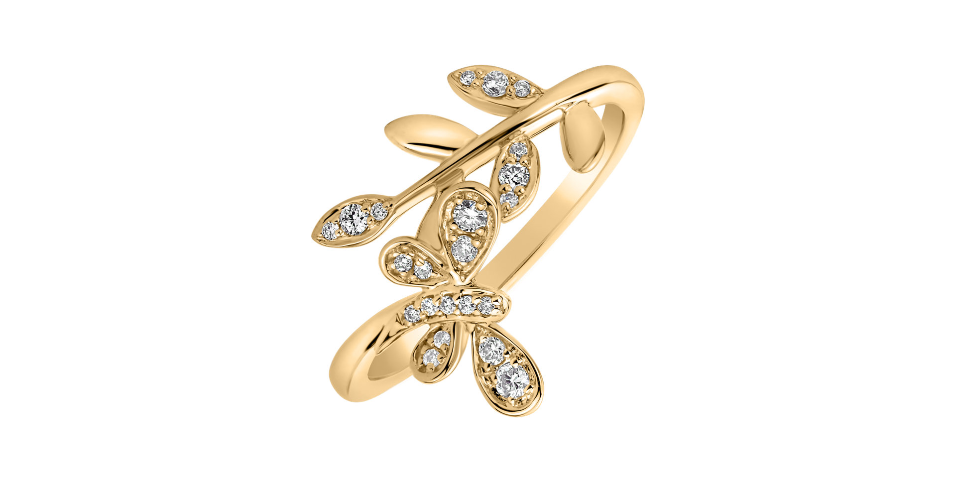 Diamond ring Butterfly