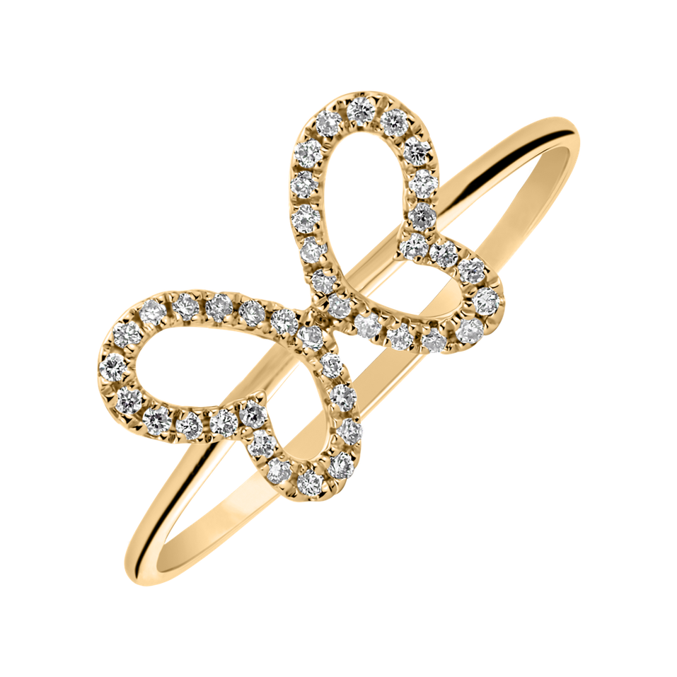 Diamond ring Butterfly