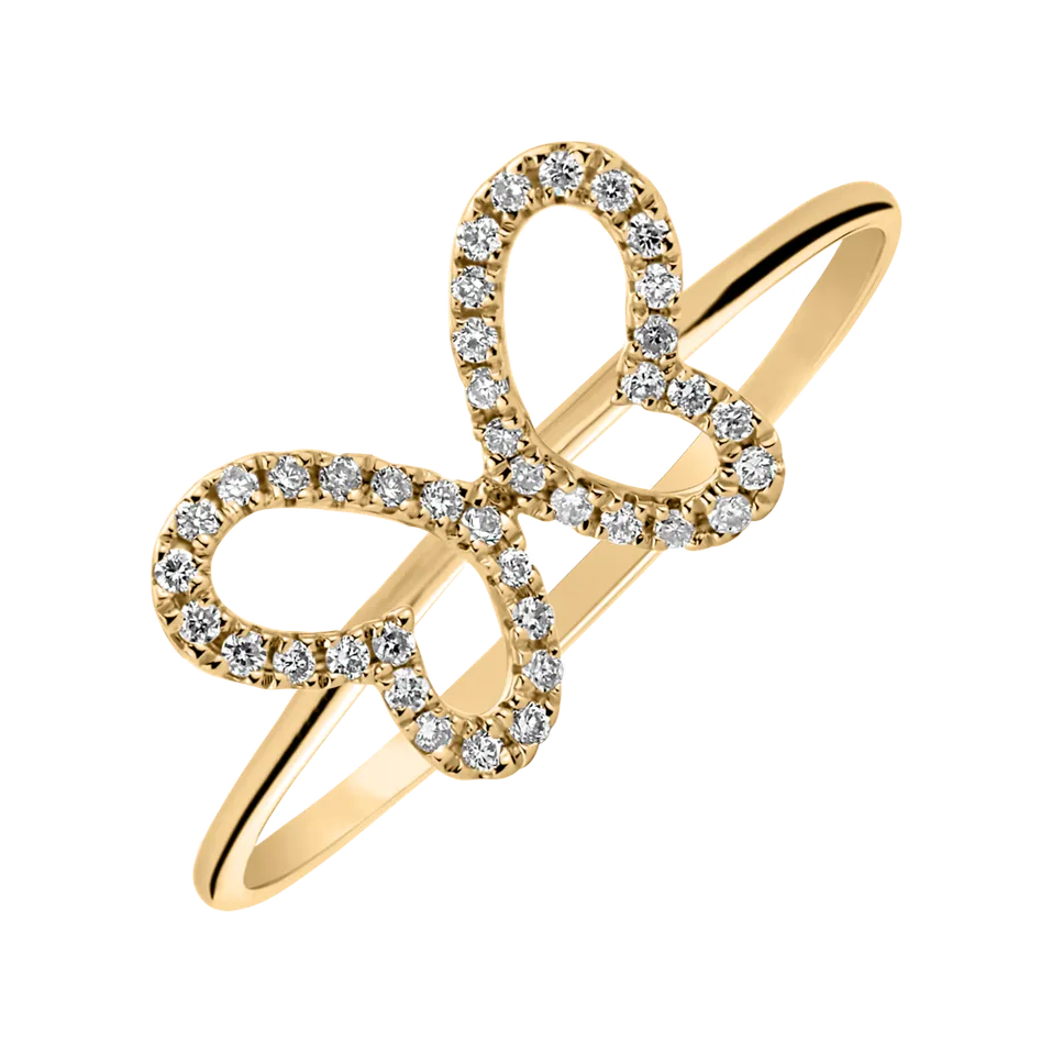 Diamond ring Butterfly