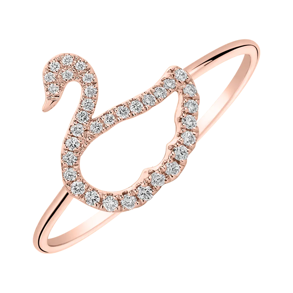 Diamond ring Swan