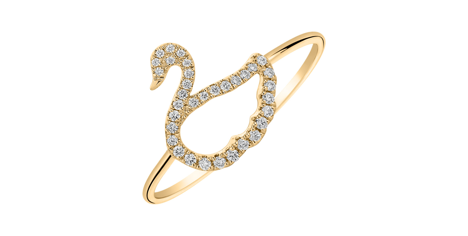Diamond ring Swan