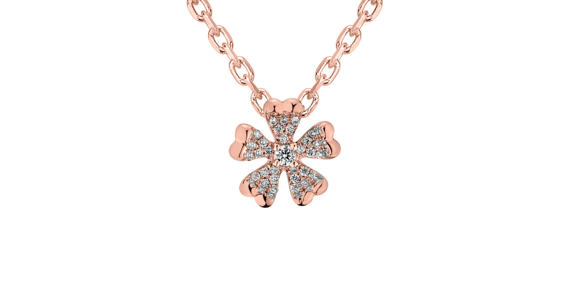Diamond pendant Flower Spirit