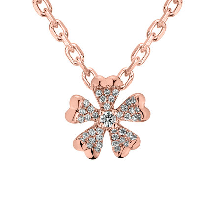Diamond pendant Flower Spirit