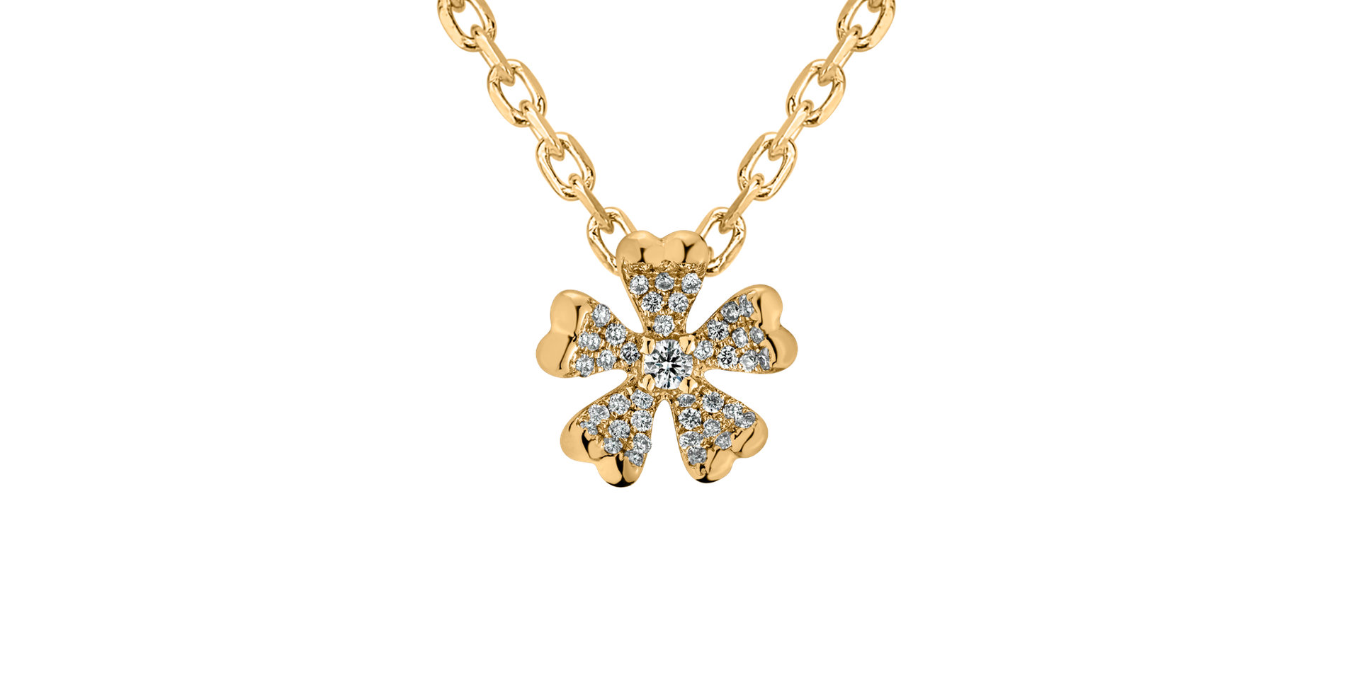 Diamond pendant Flower Spirit