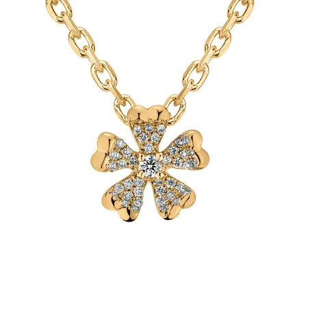 Diamond pendant Flower Spirit