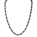 Necklace with black and white diamonds Frozen Night2