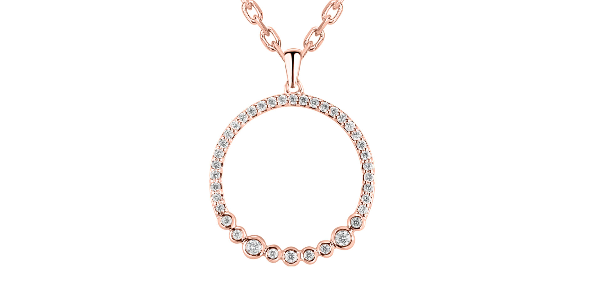 Diamond pendant Virgin Poem