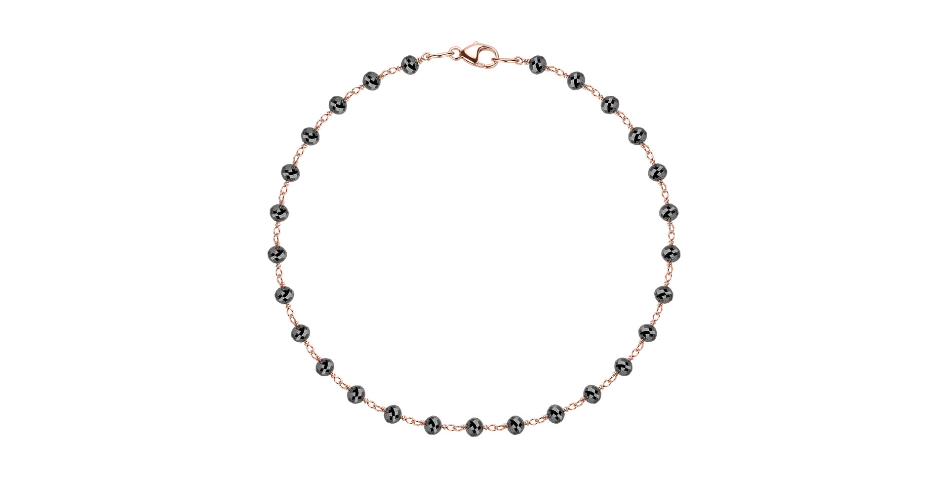 Bracelet with black diamonds Dark Melody