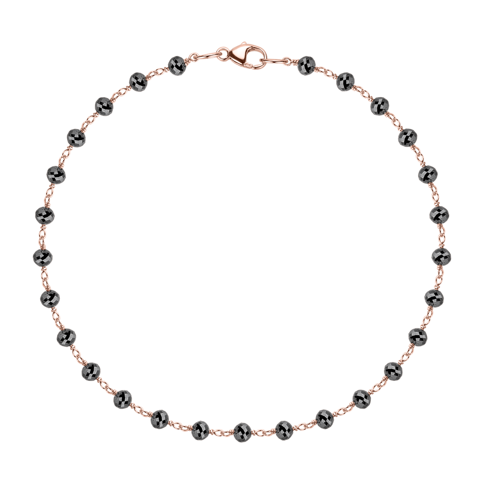 Bracelet with black diamonds Dark Melody