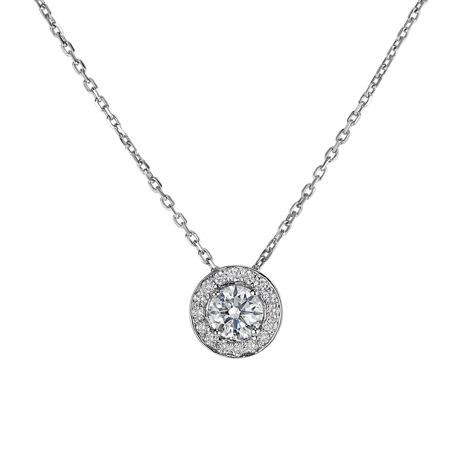 Diamond necklace Glowing Moon