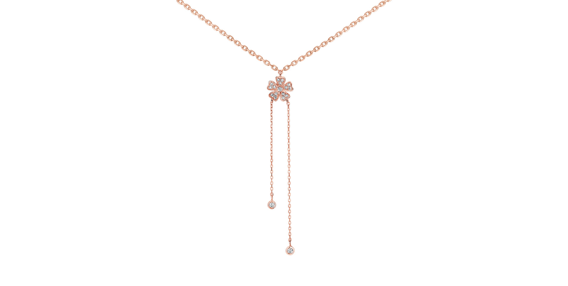 Diamond necklace Blossom Waterfall