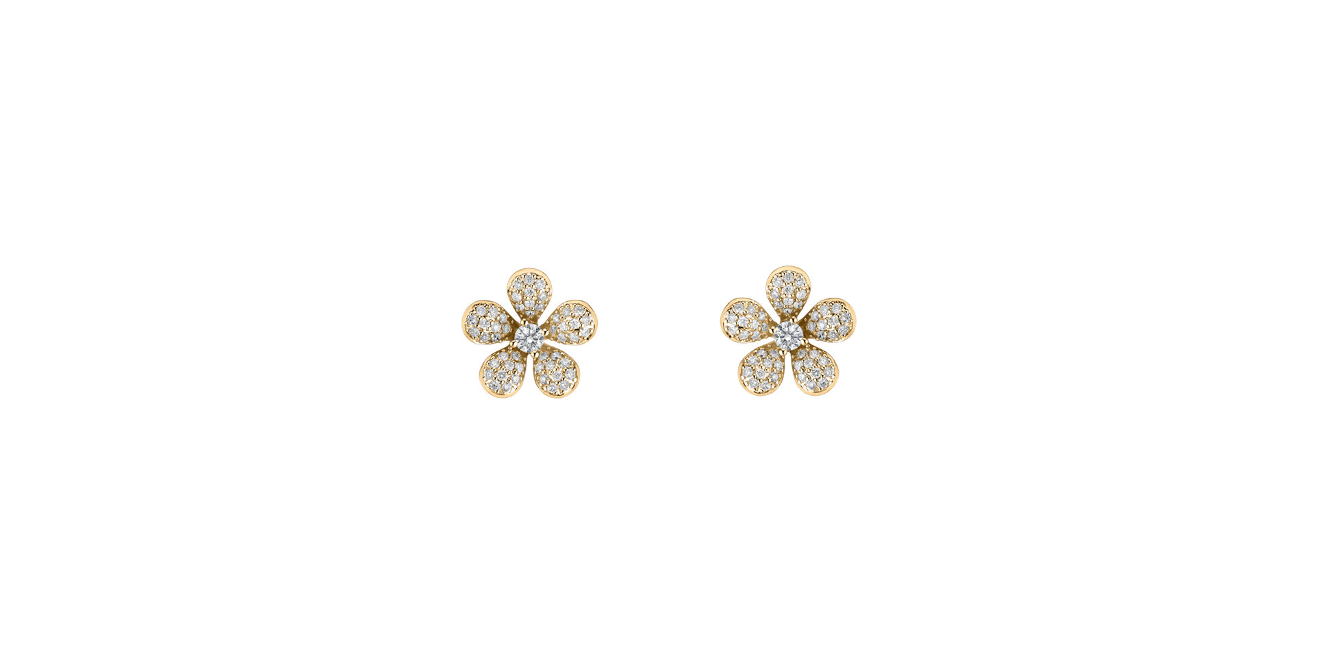 Diamond earrings Flower Dream
