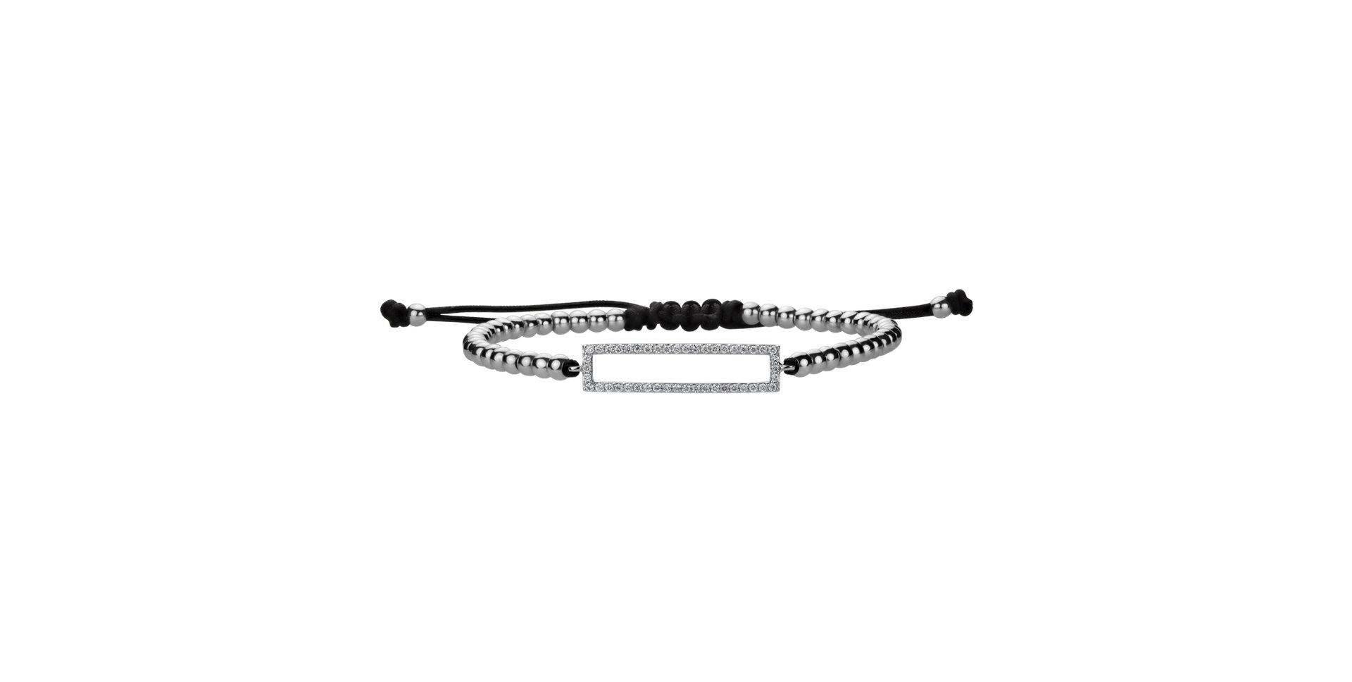 Bracelet with diamonds Glorious Blackout