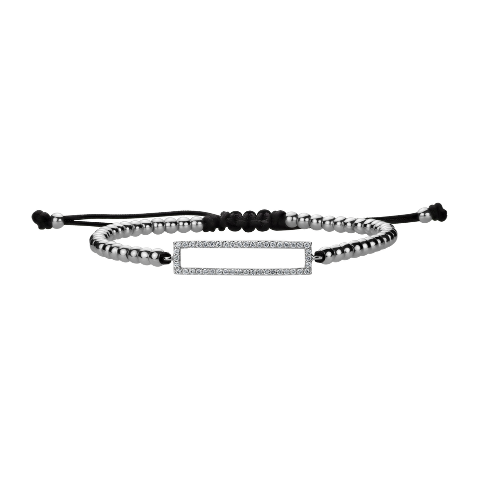 Bracelet with diamonds Glorious Blackout
