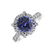 Diamond ring with Tanzanite Royal Envoy2